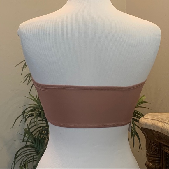 NWT $38 Free People Camilla Bandeau Bralette Small or Medium Vintage Rose Lace - Picture 6 of 13